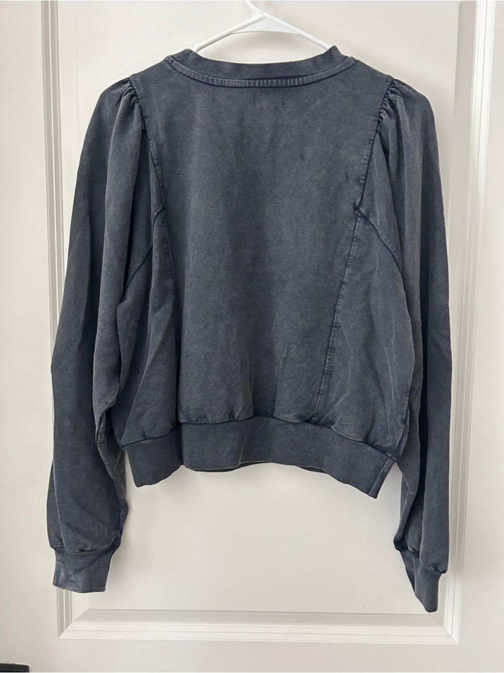 Pilcro Dark Dark Gray Pullover Top - Picture 2 of 3